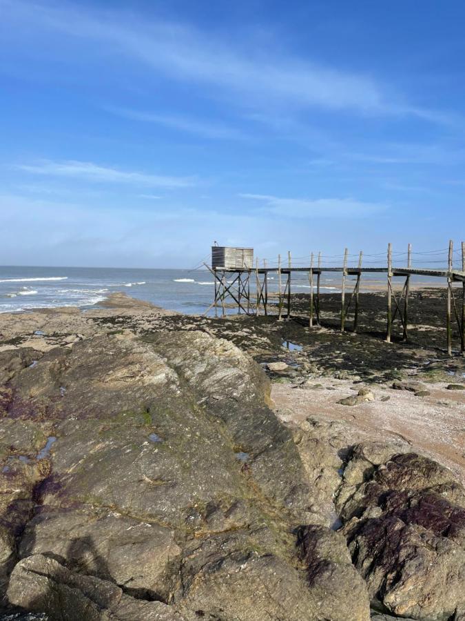 Appartement à 1 pas de la Plage, Ambiance Bohème Naturel Préfailles Esterno foto